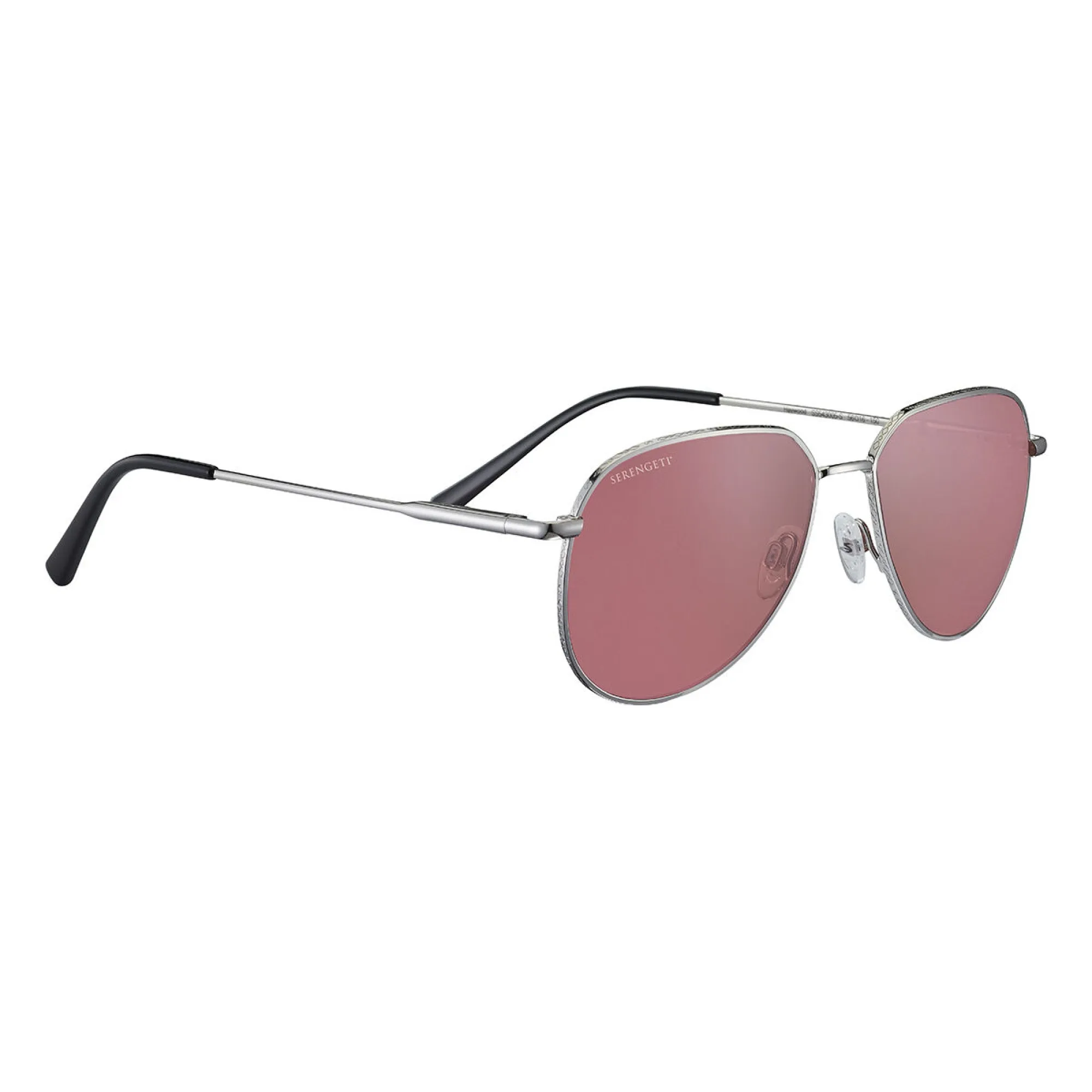   Serengeti HAYWOOD - SS543005 Argento Lucido | Occhiale Da Sole Uomo 